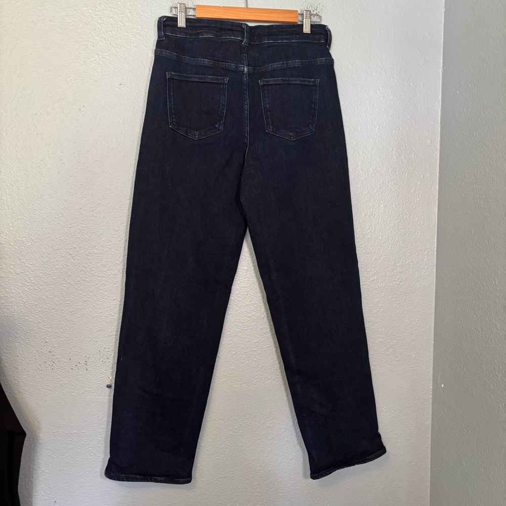 Universal Standard Women's Dark Wash Straight Leg Jean 31 High Waist Denim‎ - Picture 6 of 11